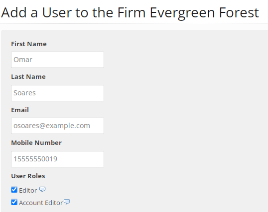 Add User
