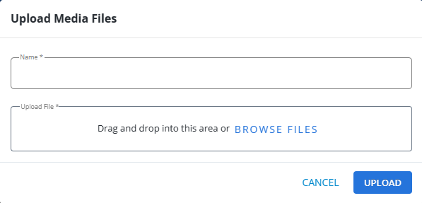 Upload media files