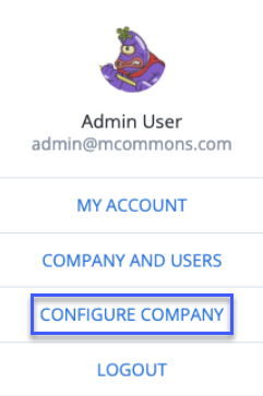 Configure Company