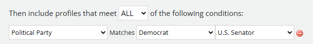 U.S. Senator filter